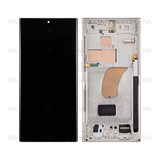 Chassis + Ecran Officiel Service Pack + Vitre pour Samsung Galaxy S23 Ultra S918B - Crème