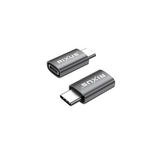 Adaptateur OTG USB-C vers Lightning Rixus RXOTG03 gris sidéral (lot de 2)