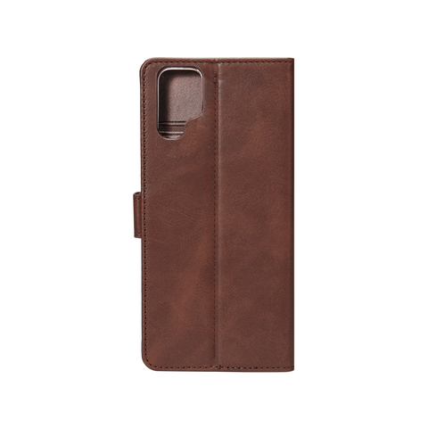 Rixus Bookcase pour Samsung Galaxy S24 Ultra 5G Marron
