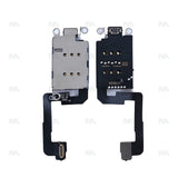 Lecteur de carte SIM double avec Flex OEM pour Apple iPhone 16, 16 Plus