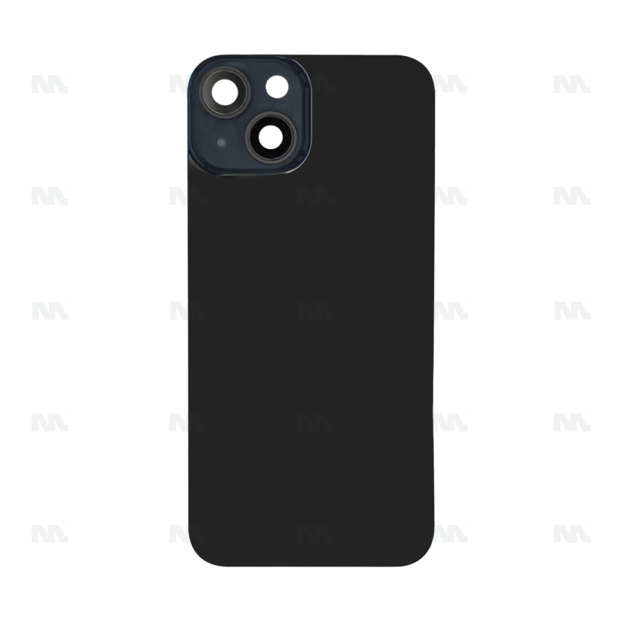 Vitre arrière sans NFC pour Apple iPhone 14, bloc complet de caméra agrandi Midnight Compatible