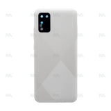 Vitre arrière pour Samsung Galaxy A02s A025F avec objectif blanc OEM