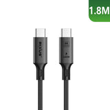 Câble Rixus RXUC02 USB-C 4.0 vers USB-C, 1,8 m, 240 W, gris