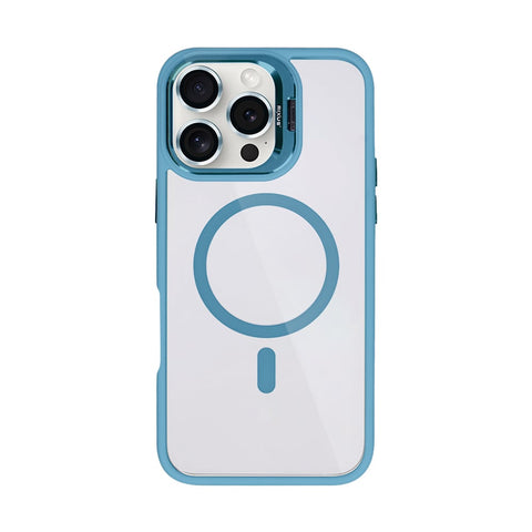 Étui Rixus Classic 03 avec MagSafe pour Apple iPhone 16 Pro bleu clair