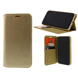 Rixus Bookcase pour Apple iPhone 11 Pro Max Or