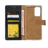 Rixus Bookcase pour Samsung Galaxy A22 4G Noir