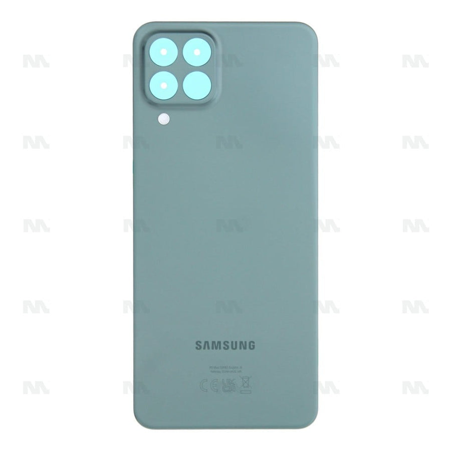 Vitre arrière Samsung Galaxy M33 5G M336B sans objectif, verte, Original