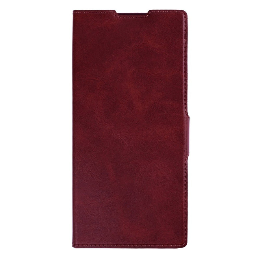 Étui portefeuille Rixus avec porte-stylo pour Samsung Galaxy Z Fold 7 rouge