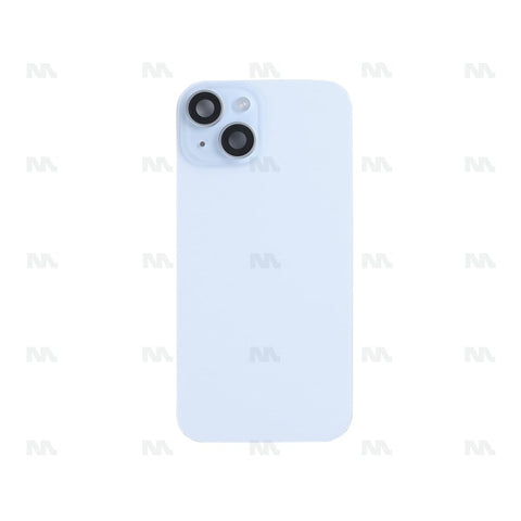 Vitre Arrière avec NFC, cadre d'appareil photo agrandi pour Apple iPhone 15 – Bleu – Reconditionné