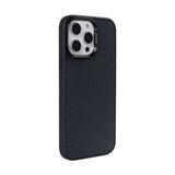 Coque de protection Mag Carbon avec MagSafe pour Apple iPhone 13 Pro Max – Titanium Black