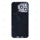 Vitre Arrière avec NFC pour Apple iPhone 15 Pro Max, cadre d'appareil photo agrandi Titane noir reconditionné