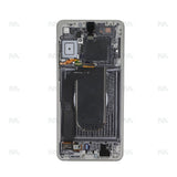 Chassis + Ecran Officiel Service Pack + Vitre pour Samsung Galaxy S25 Edge S937B - Titanium Silver
