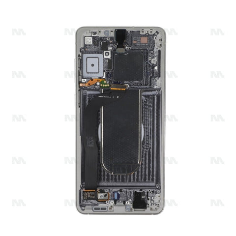 Chassis + Ecran Officiel Service Pack + Vitre pour Samsung Galaxy S25 Edge S937B - Titanium Silver