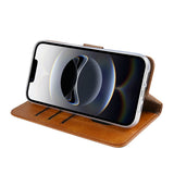 Bibliothèque Rixus pour Apple iPhone 16e Marron clair
