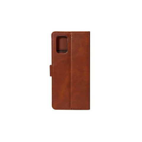 Rixus Bookcase pour Apple iPhone 5, 5S Marron