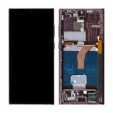 Chassis + Ecran OLED + Vitre pour Samsung Galaxy S22 Ultra S908B - Violet